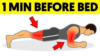 Do a 1 Minute Plank Before Bed and Watch Your Body Transform [upl. by Dloniger]