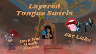 Roblox ASMR 💫deep layered tongue swirls  some ear licks💫 [upl. by Lilly42]