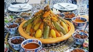 Moroccan Couscous with Seven Vegetables [upl. by Enilehcim733]