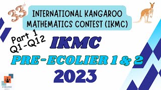 IKMC 2023 grade 12 Part 1 Math Kangroo  Solved past papers IKMC 2022 level 12 kangroo [upl. by Annauj]