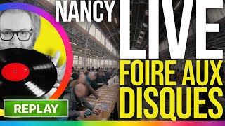 🔴 Je suis EN DIRECT de la FOIRE AUX DISQUES de NANCY  FoireAuxDisques Vinyle [upl. by Aneehsor14]