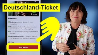 DeutschlandTicket kaufen Smartphone einfach erklärt [upl. by Eyks]