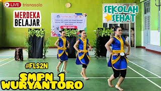 Tari Kreasi SMPN 1 Wuryantoro  FLS2N Kabupaten Wonogiri Tahun 2024 [upl. by Eelam616]