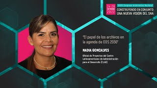 El papel de los archivos en la agenda de ODS 2030 [upl. by Hallee]