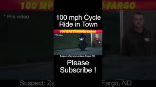 100 MPH Motorcycle Ride Through Fargo [upl. by Brenner]