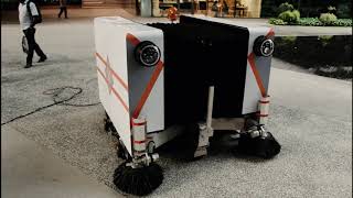 Panthera A Reconfigurable Pavement Sweeping Robot [upl. by Lindi]