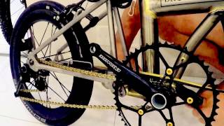 Extralite QRC2 crankset installation on a Brompton [upl. by Idell651]