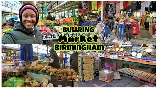 £1 StreetOpen market Cheapest market in Birmingham Bullring Fresh Food Market Birmingham [upl. by Squier169]