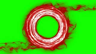 FREE HD Green Screen  GLOW CIRCLE REVEAL RED [upl. by Toffic]