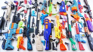 Collecting Tembak Tembakan 7 Sniper Rifles AK47 GUN NEW REVOLVER WATER BLASTER NERF GUN SPACE GUN [upl. by Jacoby158]