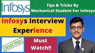 NON  IT Student Cracked Infosys Easily  Infosys In Detail Interview Experience 🔥🔥 [upl. by Zeret]