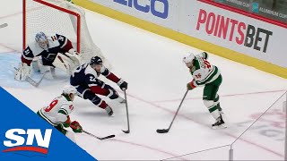 Mats Zuccarello Beats Philipp Grubauer From An Impossible Angle [upl. by Nagey]