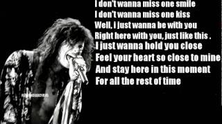 I Dont Wanna Miss A Thing Armageddon  Aerosmith LyricsLetra Increible Video [upl. by Aihsyla]