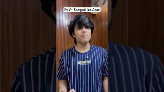 Sangati ka Asar is Real😂  krishnakakran shorts shortfeed comedyvideo funny relatable [upl. by Gayla726]