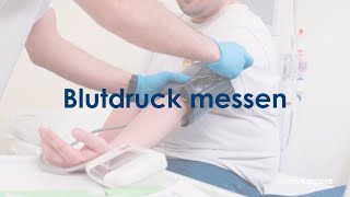 Blutdruck messen  Durchführung und Anleitung  SchrittfürSchritt erklärt [upl. by Chura]