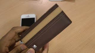 Cool Bananas SmartGuy Leather Flip Case for iPhone 5 Chocolate [upl. by Cully]