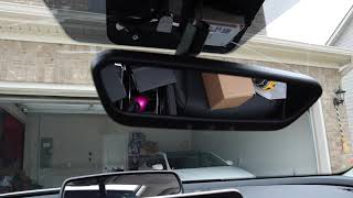 2021 KIA Telluride EX NightFall Edition  How To Install HomeLink Rearview Mirror [upl. by Maillliw]