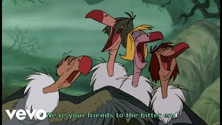 Thats What Friends are For The Vulture Song From quotThe Jungle BookquotSingAlong [upl. by Yreffeg112]