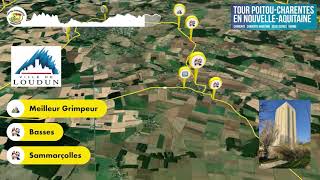 Parcours Tour PoitouCharentes en NouvelleAquitaine 2021 [upl. by Naashom996]