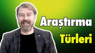 Araştırma türleri nelerdir Randomize Kör çalışma ne demek [upl. by Nohs]