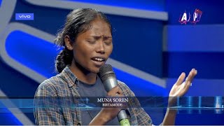 Muna Soren  Performing at Nepal Idol season 5  Mayalu ko Maya Mitho  Acoustic Music Gallery [upl. by Disini]