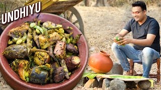 Undhiyu Recipe  How To Make Undhiyu In A Earthen Pot  Traditional Gujarati Recipe  Varun [upl. by Elisee]