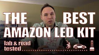 The Best Amazon LED Headlight Kit  lab amp road tested [upl. by Kristofor590]