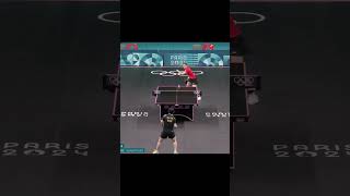 Cheng Meng vs Sun Yingsha best point paris2024 chengmeng sunyingsha wtt tabletennis short [upl. by Akemor]