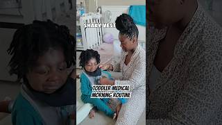 MORNING ROUTINE WITH MEDICALLY COMPLEX CHILD INCLUSIVE ACCESSIBILITY [upl. by Tegirb]