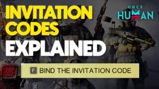 Once Human INVITATION CODES How To Get One Gather Friends Event EXPLAINED [upl. by Ahsratan]