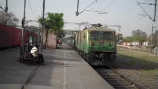 WAP7 quotNAVCHETAKquot with Mahakaushal at 110kmhr [upl. by Shien]