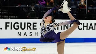 14yearold Isabeau Levitos stellar free skate earns bronze at Nationals  NBC Sports [upl. by Chaiken]