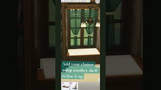 Custom Built In Window Seats  The Sims 4  No Mods  No CC sims4 sims simsbuild simstutorial [upl. by Dittman779]