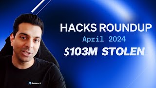 103000000 Stolen in April 2024  Hacks Roundup [upl. by Gove]