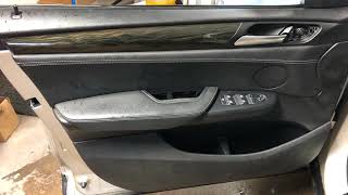 How to remove door panel BMW X3201121017 [upl. by Notyarb352]