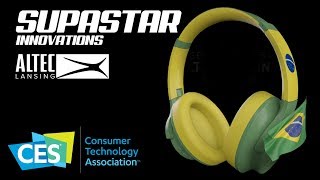 SUPASTAR innovations  Altec Lansing 3D Hologram  Headphones Global Sound [upl. by Ramedlaw]