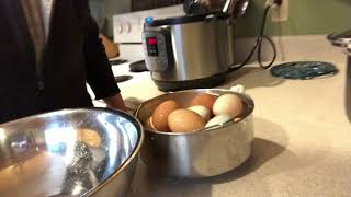 Instant pot steamed eggs [upl. by Rogers342]