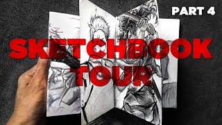 SKETCHBOOK TOUR Part 4Just Laugh At my Drawings [upl. by Aicel]