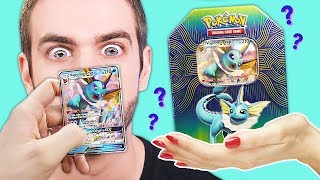 APRO LA NUOVA TIN DI VAPOREON GX HO SCULATO  Pokemon TCG Collezione Potere degli Elementi [upl. by Batha]