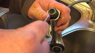 How To Fix Low Water Pressure From a NEW Pullout Kitchen Faucet [upl. by Yrol217]