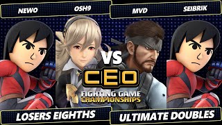 CEO 2024 TOP 8  Newo amp Osh9 Vs MVD amp Seibrik  Smash Ultimate  SSBU [upl. by Madge]