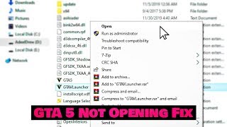 GTA 5 Error Not Opening When Clicking on GTAVLauncher to Play the Game Fix Tutorial AdeelDrew [upl. by Eugaet]