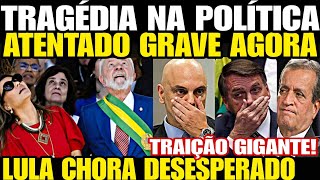 TRAGÉDIA ATENTADO GRAVE AGORA LULA DA SILVA E JANJA CHORAM DESESPERADOS POR CAUSA DE NOVO AVIÃO [upl. by Nosna]