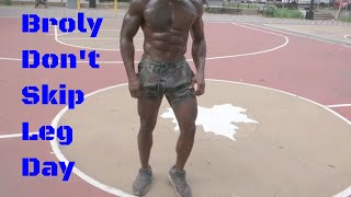 Best Home Calisthenics Leg Workout No Weights  Broly Gainz  Thats Good Money [upl. by Takashi542]