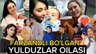 FARZANDLI BOLGAN OZBEK SHOUBIZNES YULDUZLARI [upl. by Oriel652]