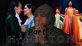 FIRST TIME WATCHING HAMILTON THE MUSICAL REACTION Part 2 [upl. by Kopans]