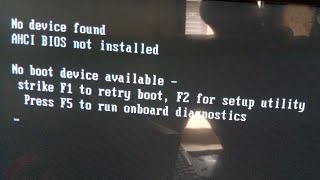 No boot device available PC Dell 760 [upl. by Kelleher679]