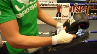 Everlast  Fighter boxing leather gloves  1100 Vechtsportonline [upl. by Schreiber250]