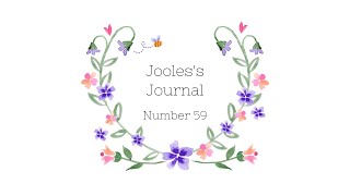 Sew Sweet Violet  Jooless Journal  Number 59 [upl. by Scheider]