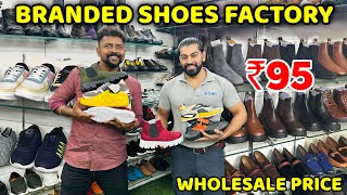 Shoes Wholesale Market  Imported Shoes  Nanga Romba Busy [upl. by Kippie]